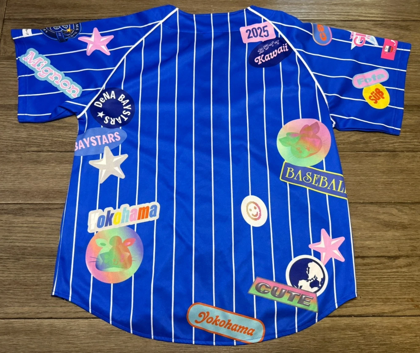 Yokohama DeNA BayStars Jersey Size Large Blue Japan NPB Baseball Girls 2025 - thumbnail 5