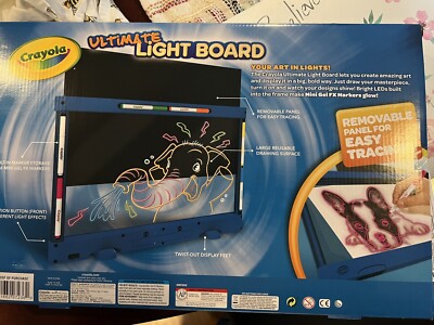 Crayola Ultimate Light Board Blue Gift for Kids Ages