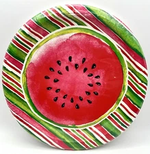Summer Treat Watermelon Cookout Picnic BBQ Party 9" Paper Dinner Plates