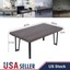 industrial design coffee table for living room metal leg 1.9 inch sheet thicknes