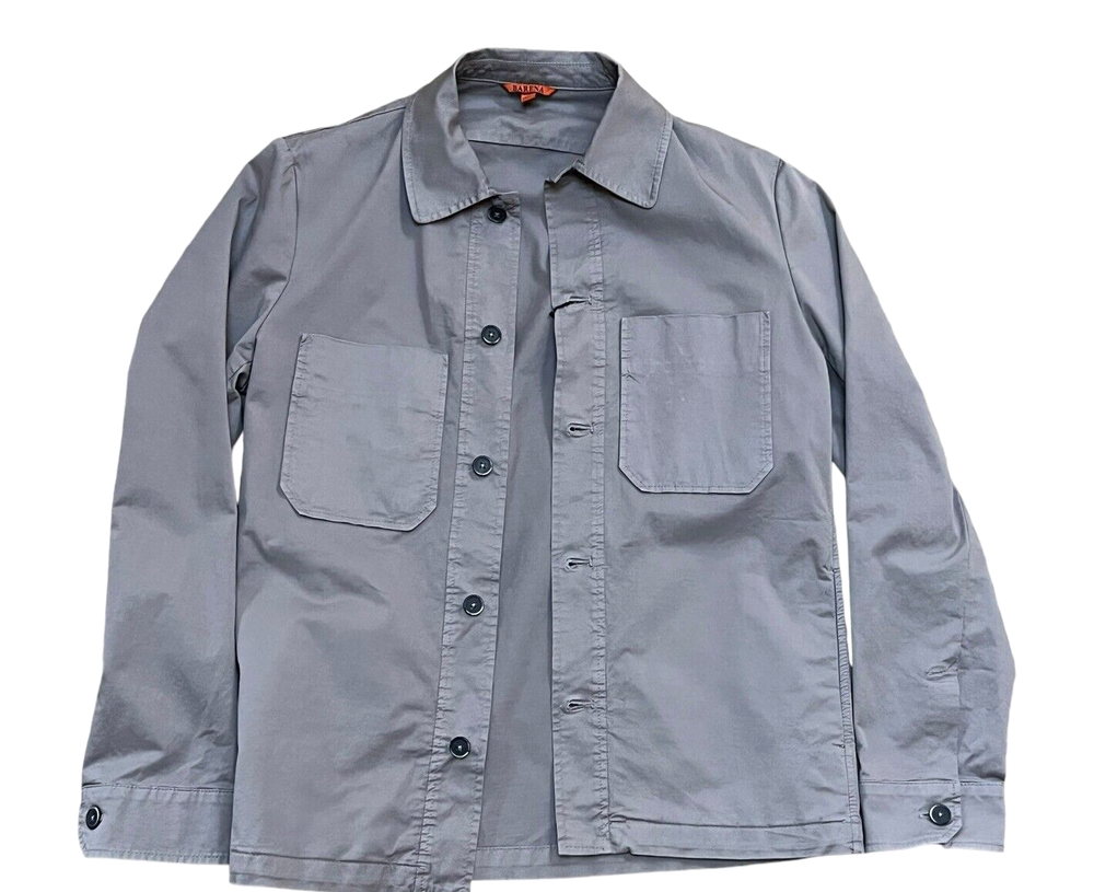 Barena Men’s Grey Capitan Trevo Overshirt Button-up Jacket Size Medium/50 EU NEW