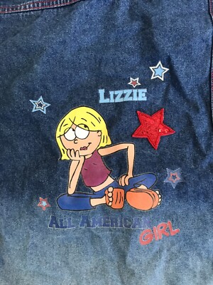 Vintage Lizzie McGuire Disney Store Embroidered Girls Denim Jacket