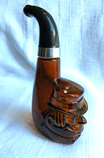 Vintage Avon Bottle The Pipe Dream Aftershave 1967 Island Lime 7" tall