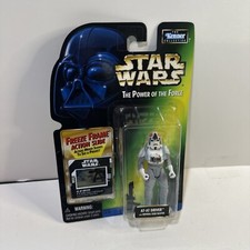 1998 Kenner Star Wars Power of the Force POTF Freeze Frame AT-AT Driver Figure