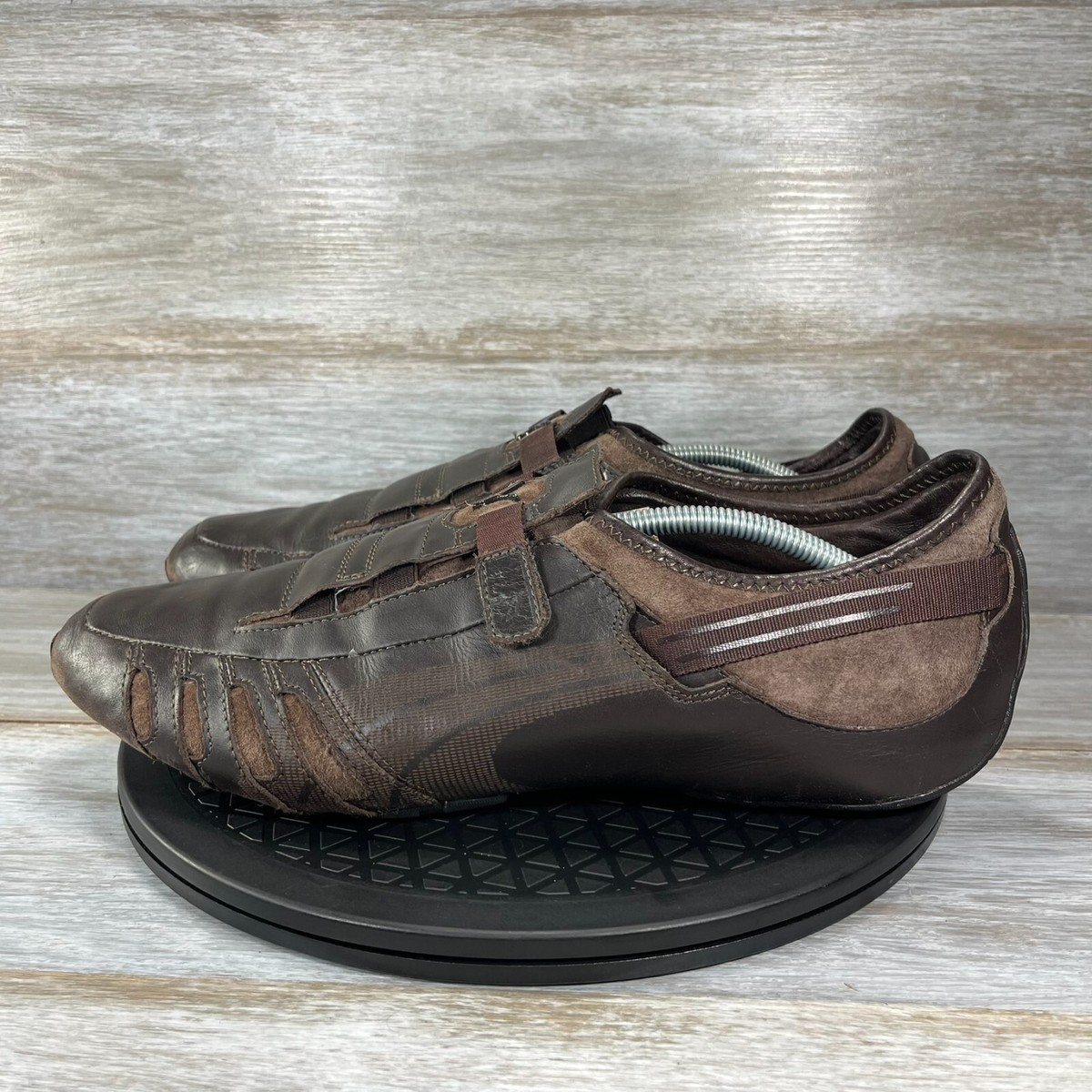 靴 Puma Vedano V Mens Puma Vedano V Driving Motorsport Shoes Brown Orange 303811