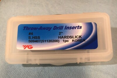 CNC Cutting Tool Insert SPADE DRILL INSERT HARDSLICK COATED 2'' SUPER HSS NEW