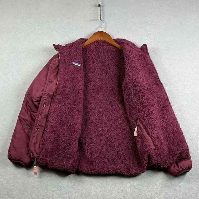 Patagonia Jacket Girls Large Dream Song Hoody Reversible Youth Kids - Image 4 of 4