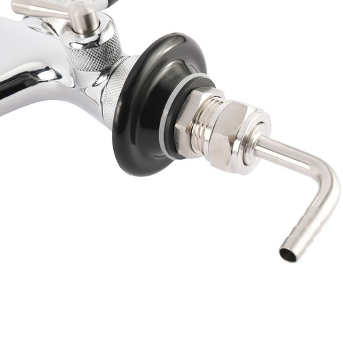 Grifo ajustable para cerveza de barril con controlador de flujo, vástago cromado grifo G5/8 - Imagen 8 de 9