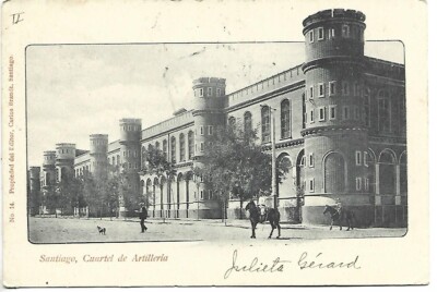 1903 CHILE SANTIAGO ARTILLERY BARRACK