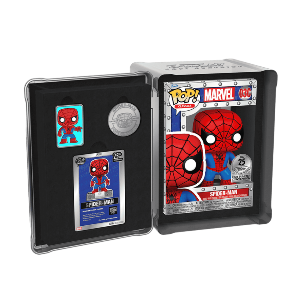 NEW Funko Pop! Classics: SPIDER-MAN Funko 25th Anniversary FREE
