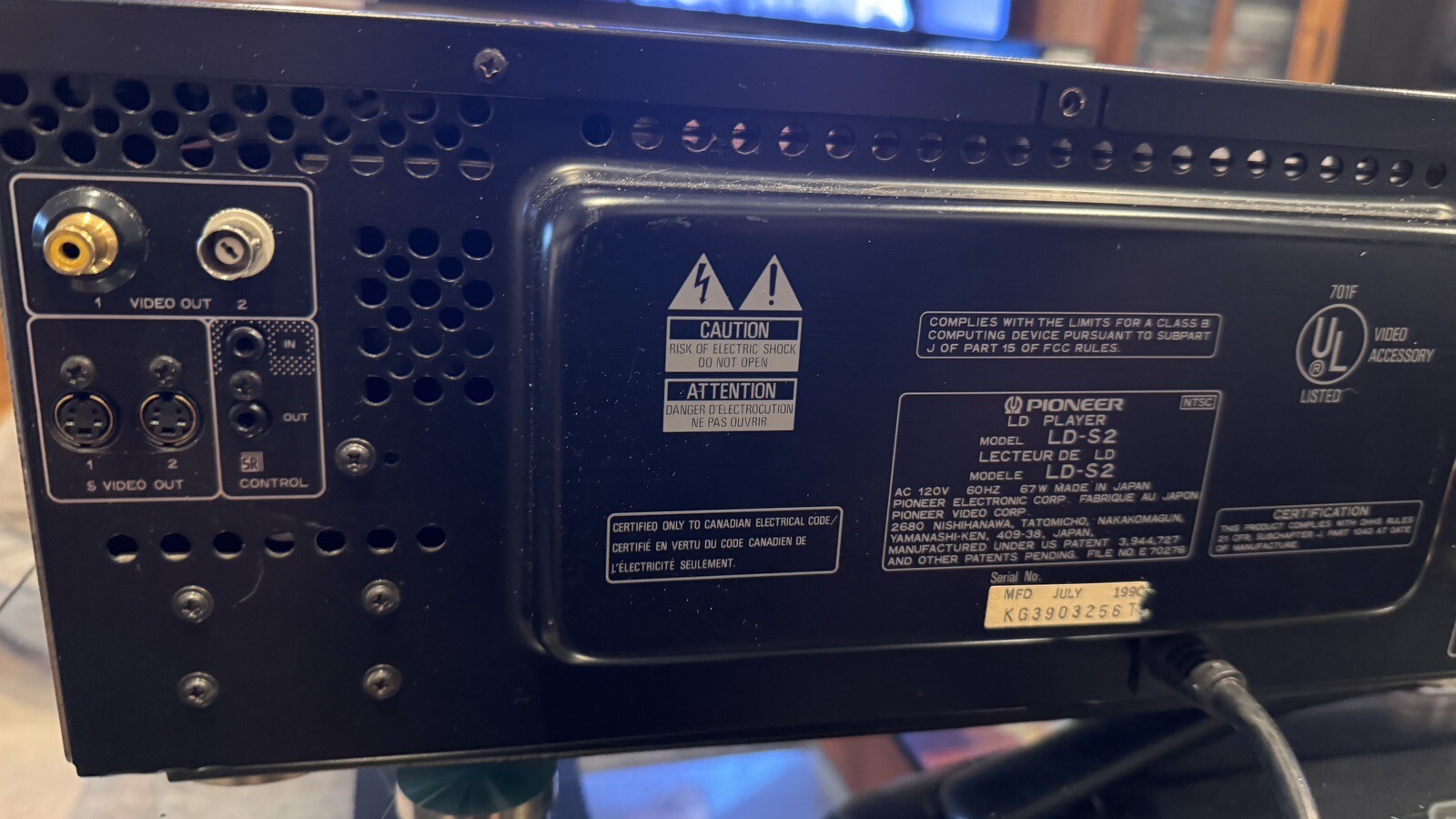 Pioneer Elite LDS2 Laserdisc Player Estate Find / Parts eBay