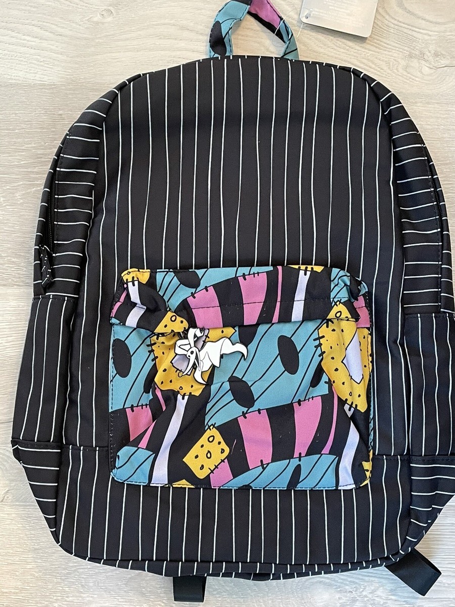 NWT. Disney The Nightmare Before Christmas Backpack. pinstripe backpack bag Loungefly | Bags | Loungefly Disney Parks Nightmare Before  main image 3