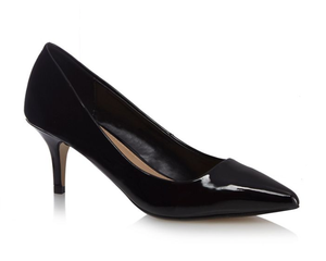 debenhams black patent shoes