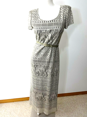 JESSICA HOWARD WOMEN'S GOLD LACE MAXI DRESS SIZE 10 | eBay