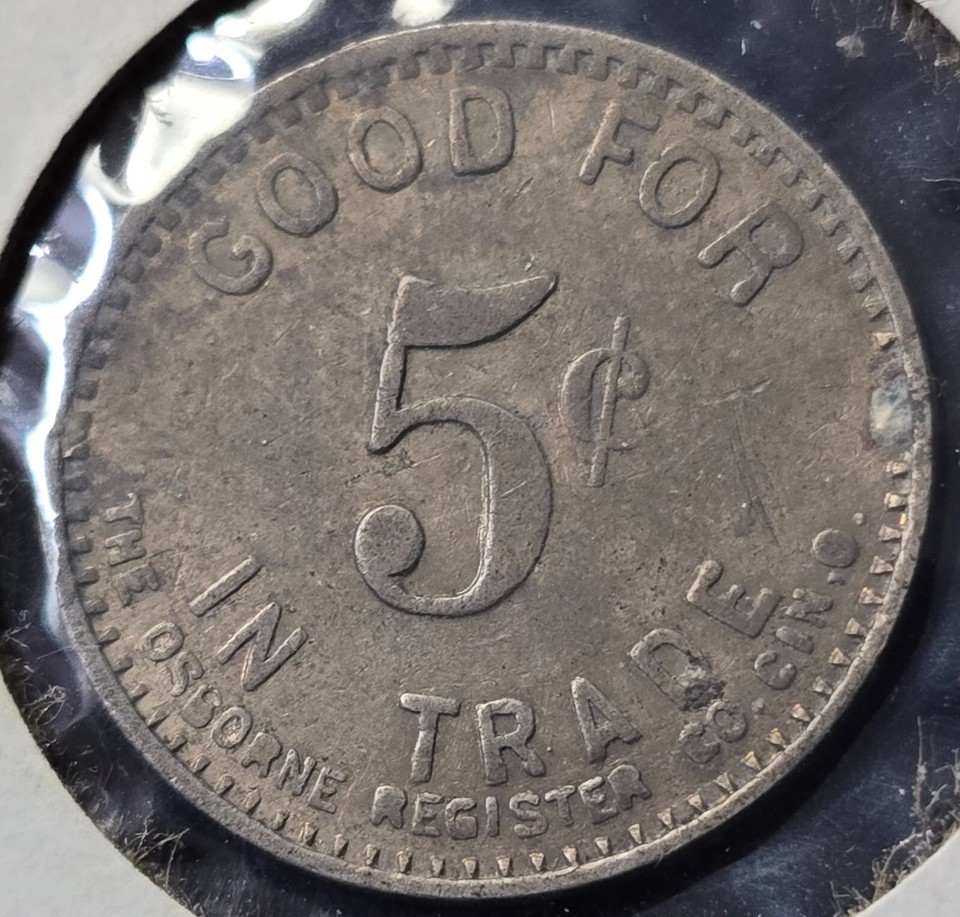 Kiefer's Cigar Store Kokomo Indiana Good for 5c in Trade Token eBay