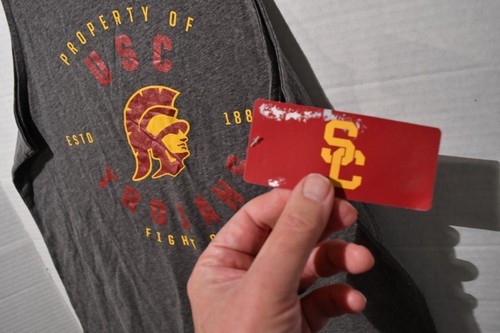 NCAA Ladies USC Trojans Tank Top Shirt by SC Trojan apparel Size Med New W Tags - Picture 2 of 5