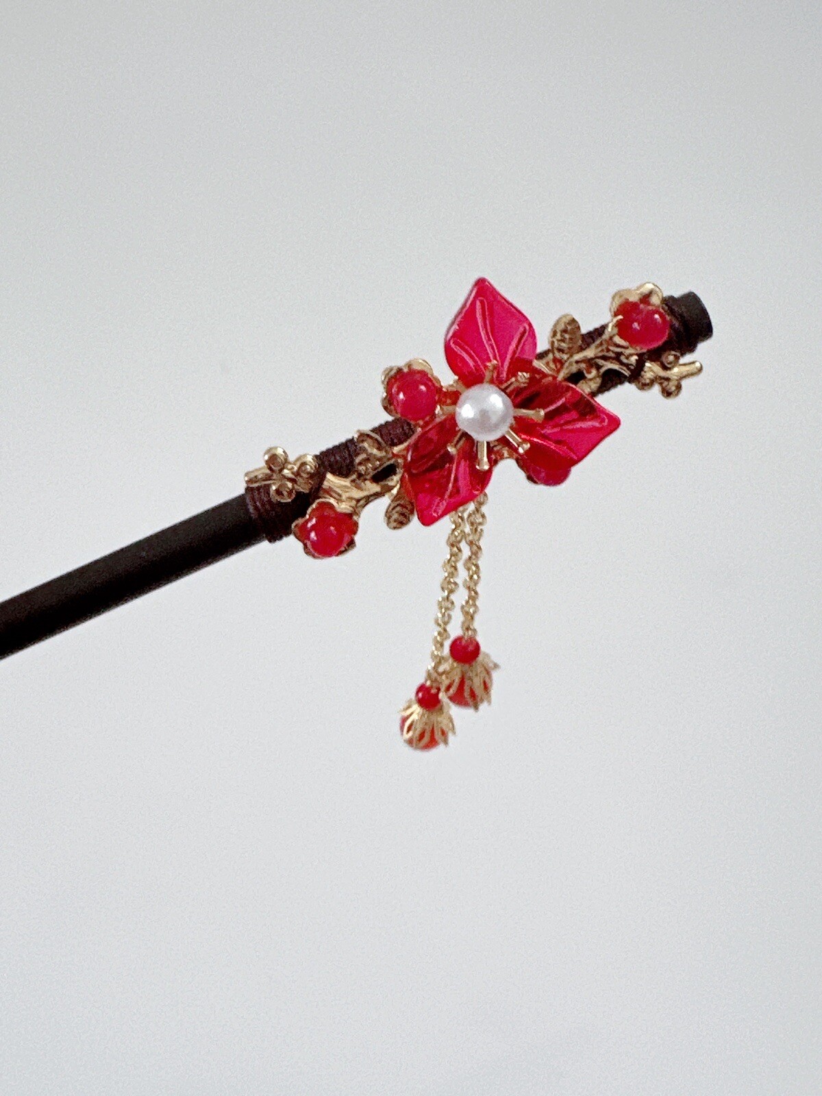 Women Oriental Bun Asian Chinese Costume Qipao Match Updo Hair U Pin Chop Stick