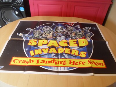 Spaced Invaders 'Crash Landing Here Soon' Teaser Cinema Movie Poster 1989