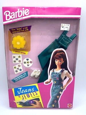 ~M NIB BARBIE DOLL FASHION 1993 JEANS 'N JEWELS ACTIVITIES 11725