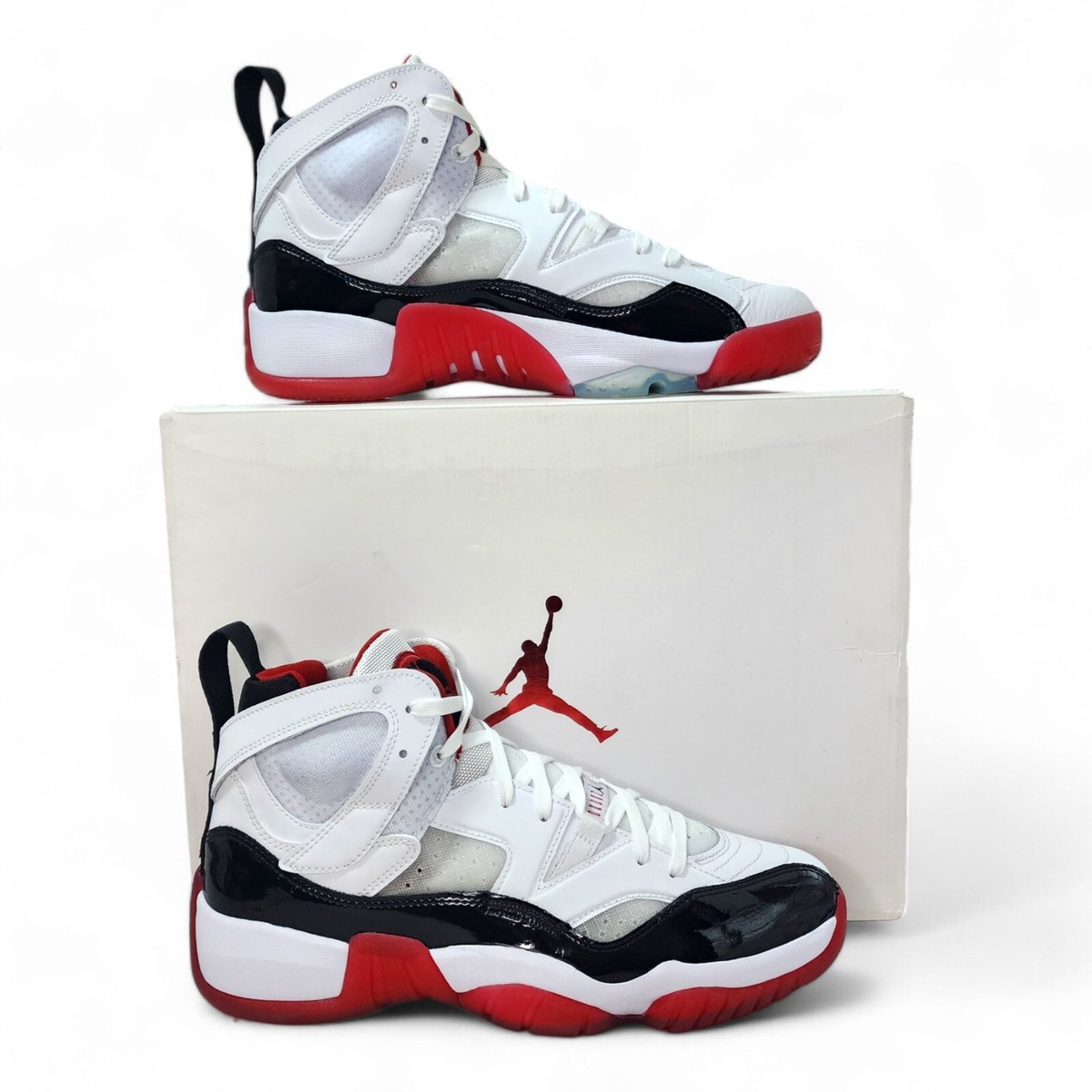 Size 10 - Jordan Jumpman Two Trey Bred Concord for sale