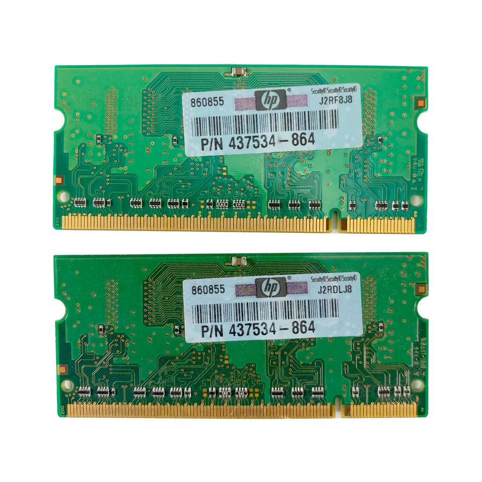 Hynix 1GB (512MB x2) PC2-5300S-555-12 HP 437534-864 RAM Laptop Memory OEM - Image 3 of 4