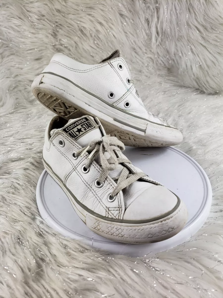 White converse junior size clearance 2