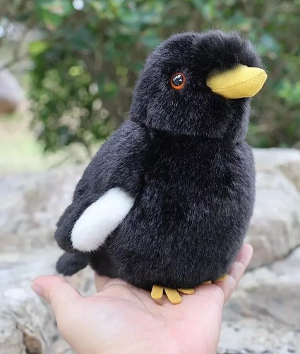 Crested Myna Hill Bird 5 Inch Stuffed Animal Plush Toys Toddler Doll Kids Gifts - Picture 2 of 13