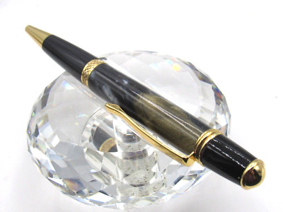 GORGEOUS HIGH QUALITY HANDMADE STORMY SKIES PEARL ACRYLIC TWIST BALL POINT PEN