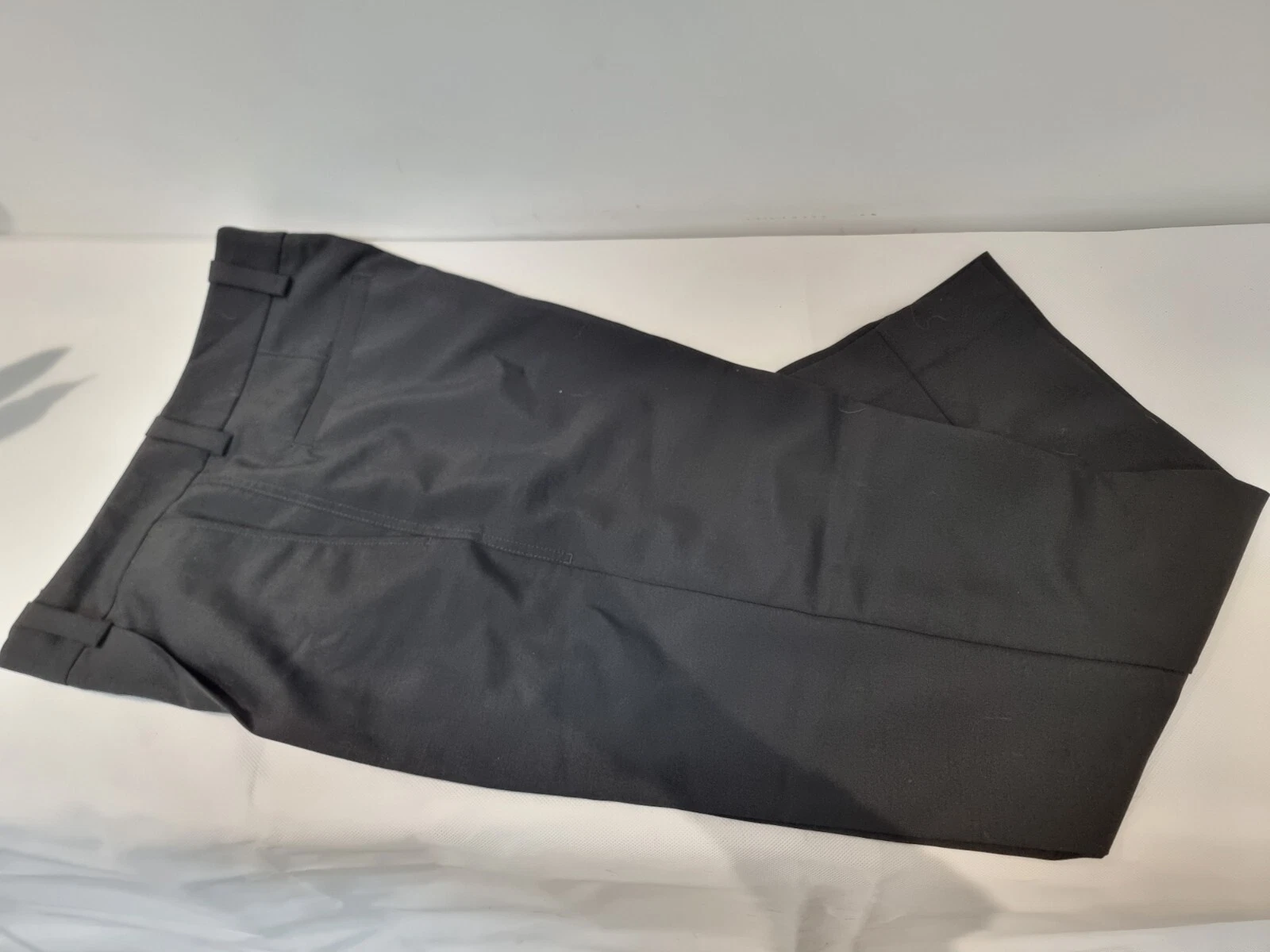 Pantaloni formali Acne Studios lana mohair pieghevoli 38 L XL uomo pantaloni neri