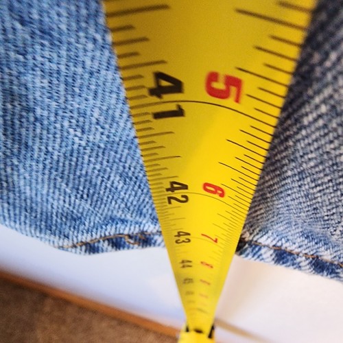 Levis 560 Men Jeans Comfort Fit  36 W x 34 L, Light Blue, Casual, Flaw Stain - Picture 21 of 21