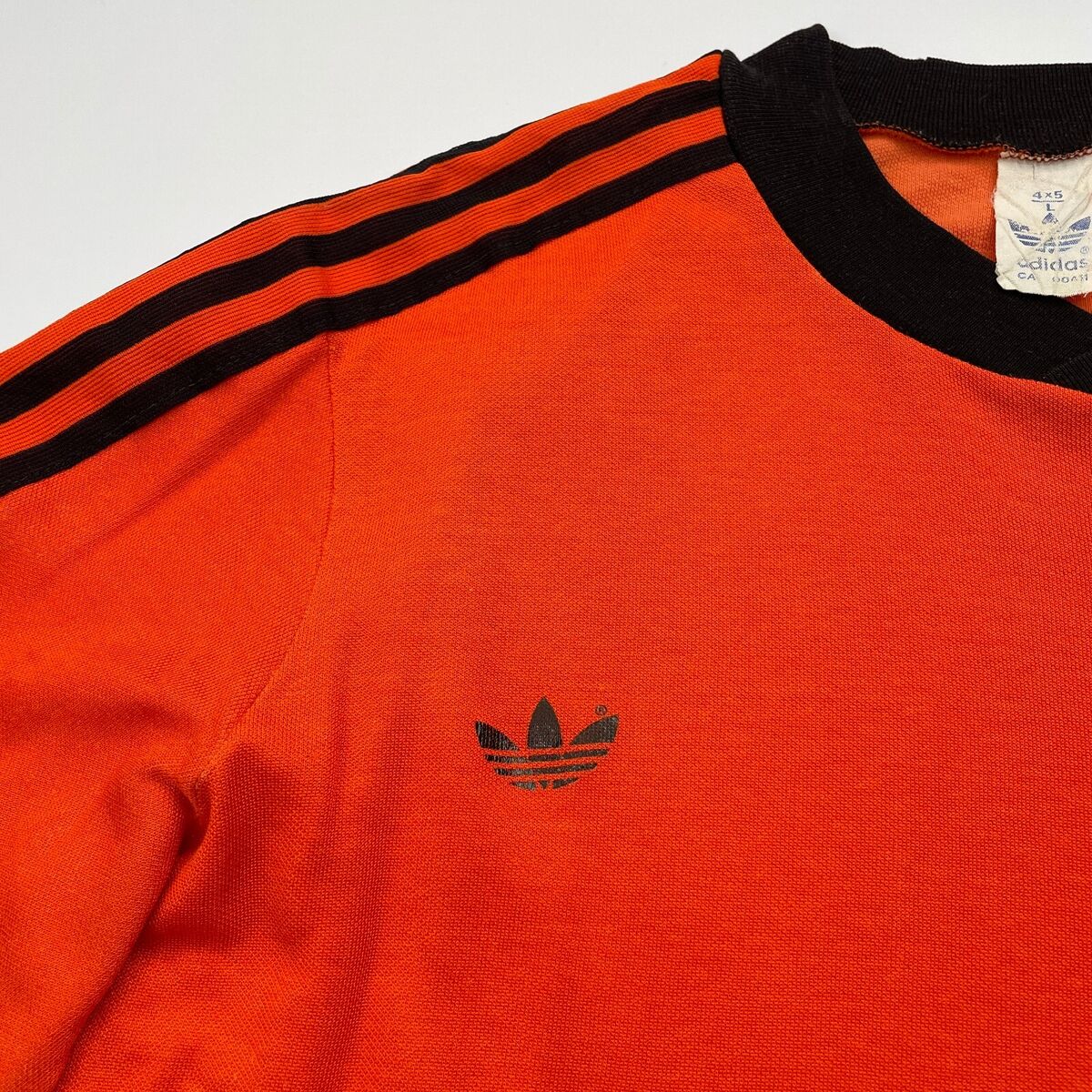 Netherlands Style 1970s Adidas Vintage Home Long Sleeve Netherlands Style 1970s Adidas Vintage Home Long Sleeve