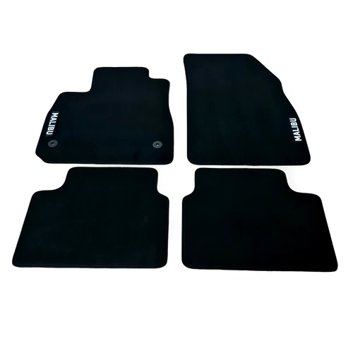 For Chevrolet Malibu Velour Car Mats Waterproof Black Carpet Auto Liners Pads - Imagen 3 de 8