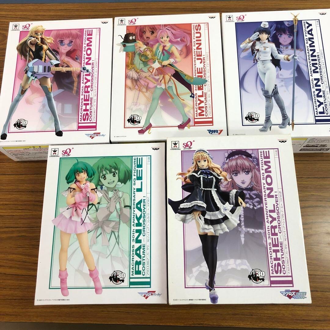 MACROSS COLLECTAGE 30周年記念 フィギュア Macross Robotech Figure 30th Anniversary SQ Banpresto set of