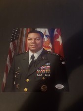 General Colin Powell Signed 8 X 10 Photo Jsa