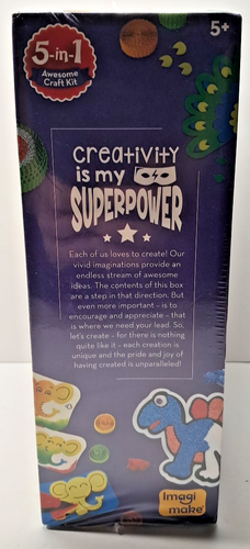 Imagimake 5 in 1 Awesome Craft Kit 15 + Cool Projects New - Picture 9 of 10
