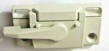 Beige Zinc Window Sash Cam Lock w/ Lugs & Keeper 2-1/8" Centers 11/16" Setback