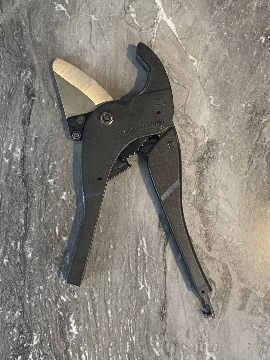 PITTSBURGH Finger Release Ratcheting PVC Pipe Cutter PVC pipe cutter 1 5 8 42mm