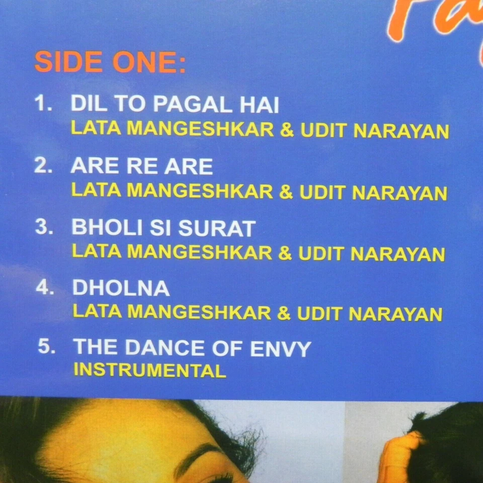Dil To Pagal hai LP Vinyl Record Indian Bollywood Hindi Film Shahrukh Madhuri EX Foto 3 de 4