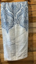 Shower Curtain Blue Ombr Modern Paisley Beautiful EUC 72 X 72