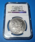 1891 CC Morgan Silver Dollar, NGC AU, VAM-3, Top 100, Spitting Eagle, Cleaned