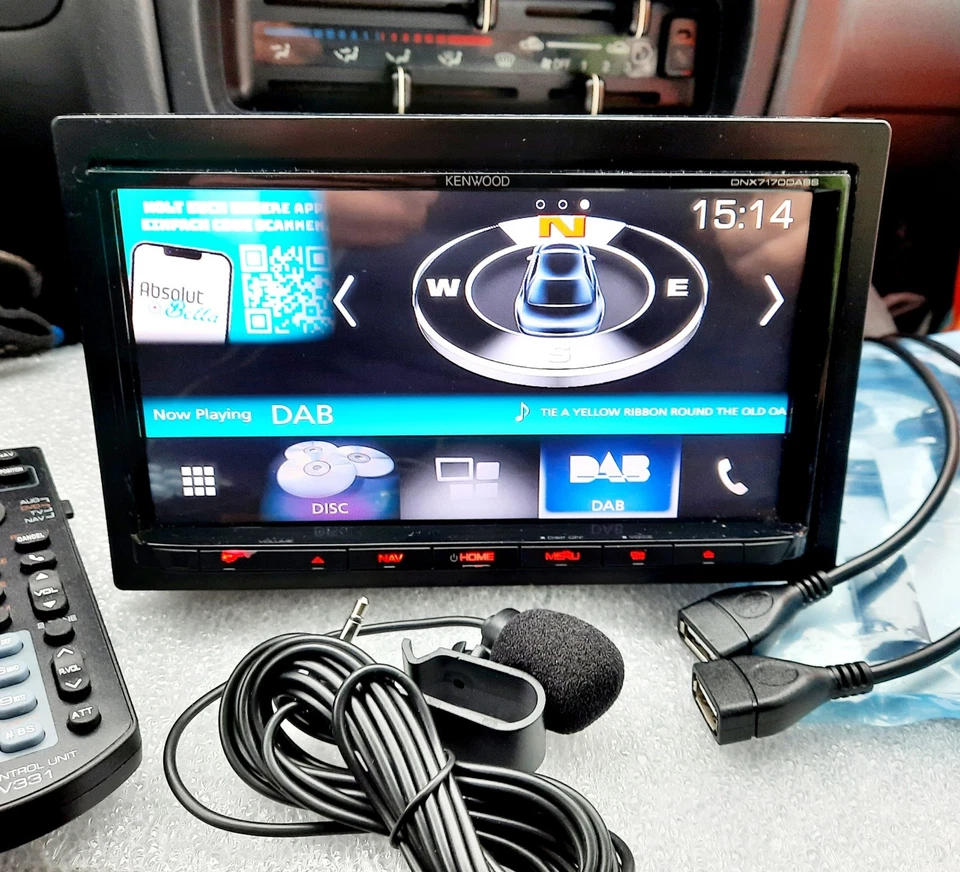 KENWOOD DNX7170DABS USB DAB+ CarPlay Bluetooth NAVIGATION Android 2Din Autoradio - Bild 4 von 4