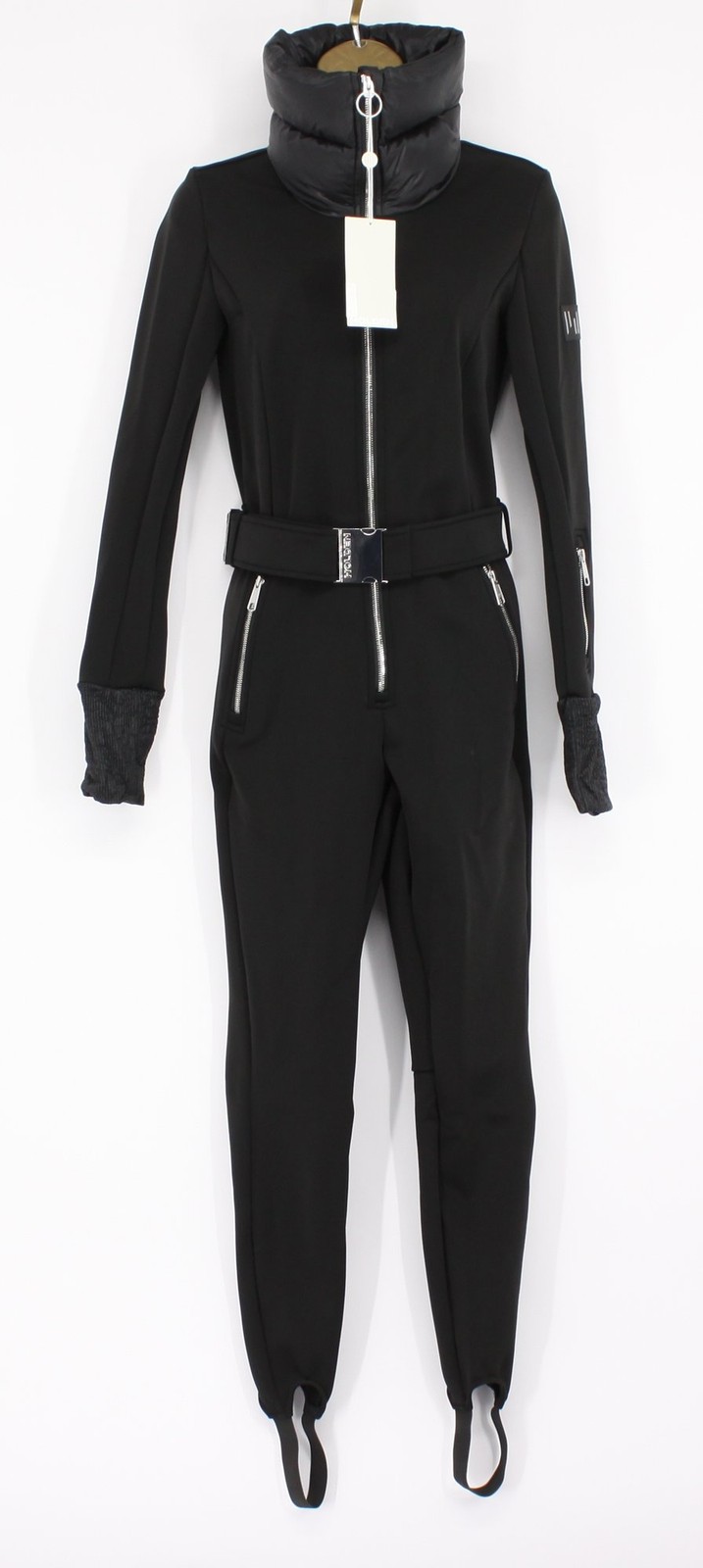 TRAJE DE ESQUÍ HOLDEN PARA MUJER AJUSTADO CON CINTURÓN CREMALLERA TALLA S NEGRO IB