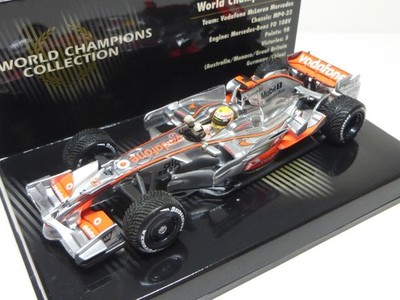 McLAREN MERCEDES MP4/23 Lewis Hamilton F1 2008 Minichamps Scale 1/43
