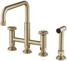 Kraus KPF-3125 Urbix 1.8 GPM Bridge Pull Down Kitchen Faucet - - Gold