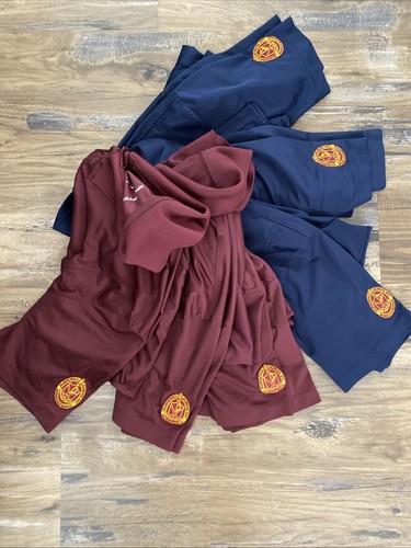 Maryknoll High School Uniform Boys XL Set Of 6 Polo’s And 1 PE Shirt - Picture 13 of 18