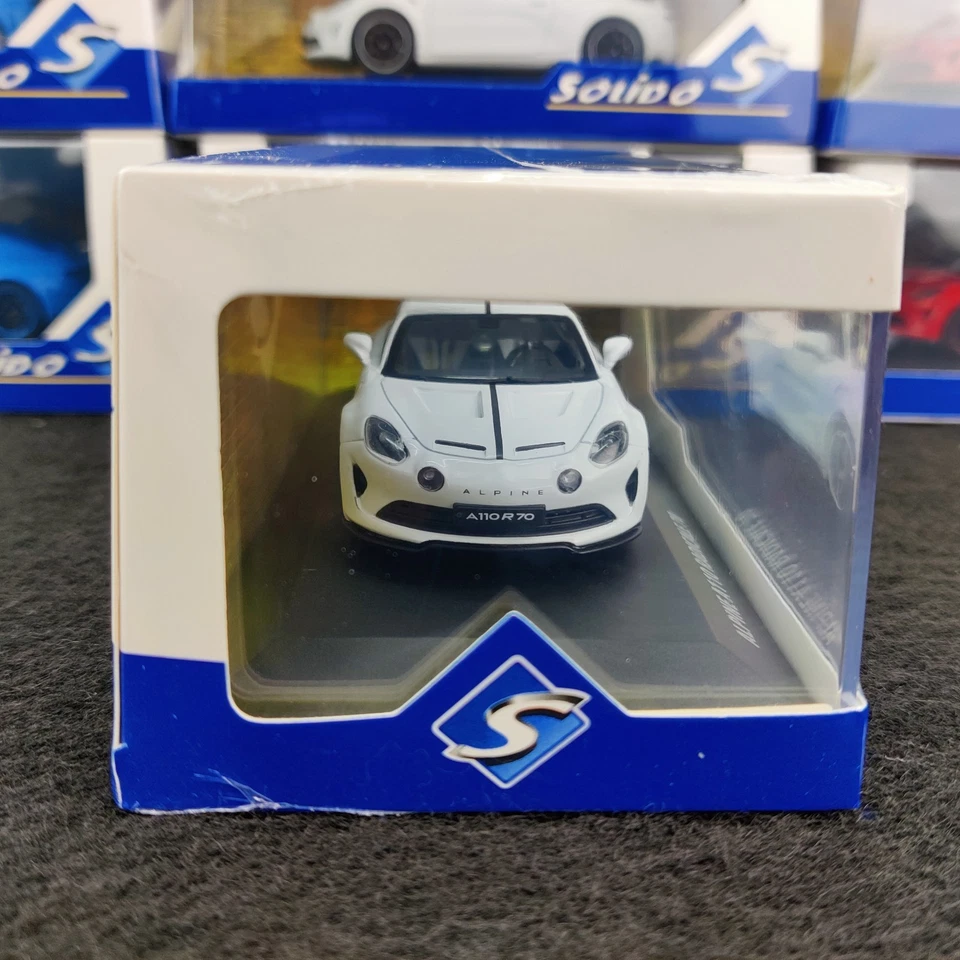 AUTO SOLIDA ALPINE A110 RADICALE 70 BIANCA 2024 1:43 NUOVA SCATOLA S4317204 - Immagine 3 di 4