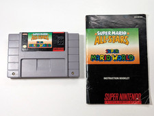 Super Mario All-Stars + Super Mario World Nintendo SNES with manual authentic