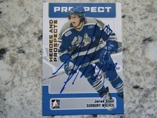 Sudbury Wolves Jared Staal Signed Autographed 2006-07 Heroes And Prospects Mint