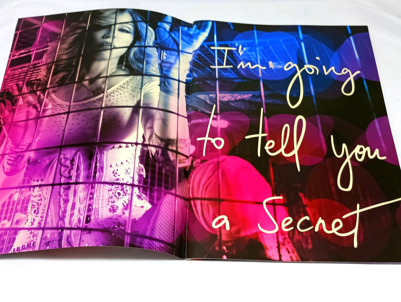 Madonna Confessions World Tour Program Book 2006 with Stickers