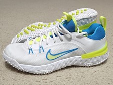 Nike Huarache 9 Elite TF LAX SE Lacrosse Turf Men's Shoes FV6148-100 Multiple Sz
